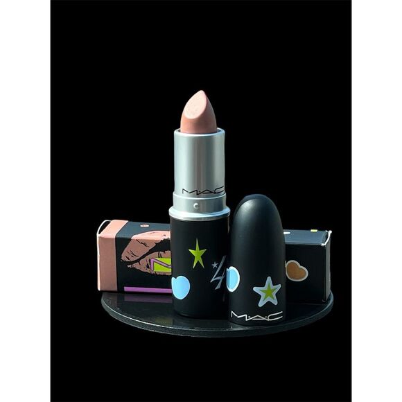 MAC 40th Anniversary Satin Lipstick FLESHPOT Iconic Packaging - Picture 3 of 16